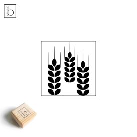 Búzakalász ikon agyagpecsét