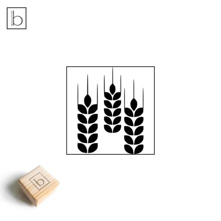 Búzakalász ikon agyagpecsét