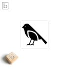 Madár álló ikon agyagpecsét