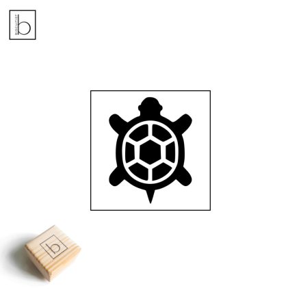 Teknősbéka ikon agyagpecsét