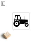 Traktor ikon agyagpecsét
