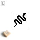 Kígyó ikon agyagpecsét