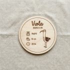 Fa Születési Emléktábla és Fotókellék - Gólyás