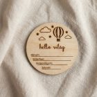 Fa Születési Emléktábla és Fotókellék - Hőlégballon