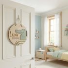 Krokodil - Egyedi állatos ajtó és falidísz gyerekszobába