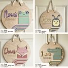 Majom - Egyedi állatos ajtó és falidísz gyerekszobába