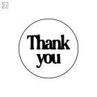 Bold betűkkel Thank you - feliratos kekszpecsét