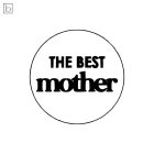 The best mother - feliratos kekszpecsét