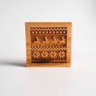 fából készült kekszpecsét csúnyapulcsi mintával