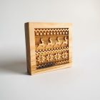 fából készült kekszpecsét csúnyapulcsi mintával