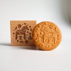 Dala ló - Karácsonyi mézeskalács kekszpecsét folklór skandináv mintával