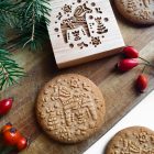 Dala ló - Karácsonyi mézeskalács kekszpecsét folklór skandináv mintával