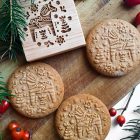 Dala ló - Karácsonyi mézeskalács kekszpecsét folklór skandináv mintával