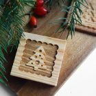 Fenyőfa - Karácsonyi mézeskalács kekszpecsét