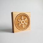 Hópehely - Karácsonyi mézeskalács kekszpecsét