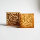 Róka fenyőfával - Karácsonyi mézeskalács kekszpecsét folklór skandináv mintával