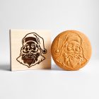 sütipecsét fából Mikulás mintával és Mikulás mintás keksz