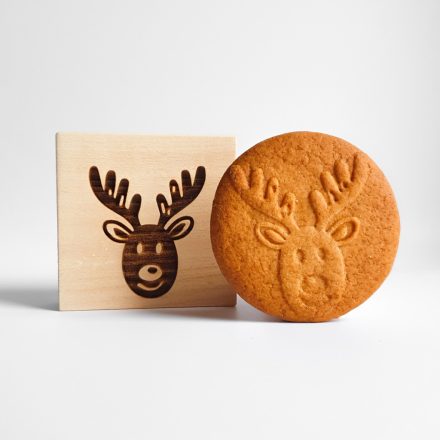 Rudolf a rénszarvas - Karácsonyi mézeskalács sütipecsét
