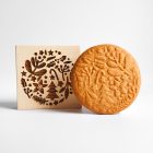 Karácsonyi mintás fa sütipecsét és mintás mézeskalács