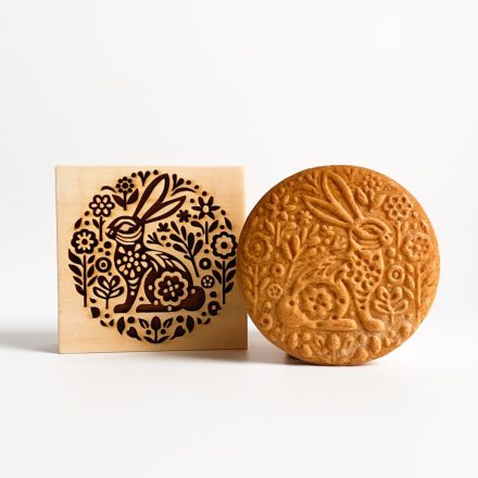 Folk nyúl - Húsvéti sütipecsét