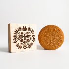 Méh és virágok - Sütipecsét