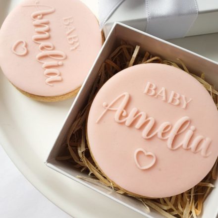 Baby és szív - Kekszpecsét