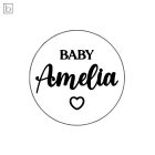 Baby és szív - Kekszpecsét