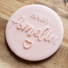 Baby és szív - Kekszpecsét