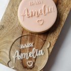 Baby és szív - Kekszpecsét