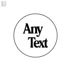 Any Text - Saját feliratos kekszpecsét
