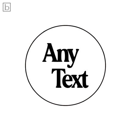 Any Text - Saját feliratos kekszpecsét