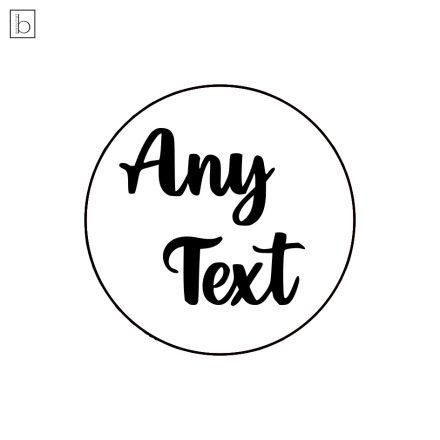 Any Text 2 - Saját feliratos kekszpecsét