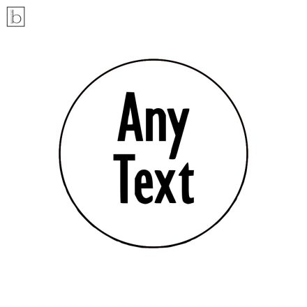 Any Text 3 - Saját feliratos kekszpecsét