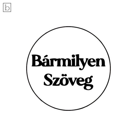 Bármilyen szöveg 2 - Saját feliratos kekszpecsét