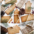 Mézeskalács ház készítő szett – Dutch vékony vonalas