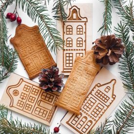 Mézeskalács ház készítő szett – Dutch vastag vonalas