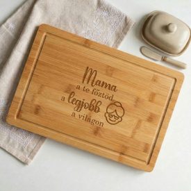 Vágódeszka gravírozása - hozott anyagra (nagy minta)