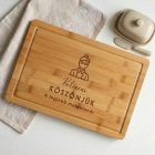 Vágódeszka gravírozása - hozott anyagra (nagy minta)