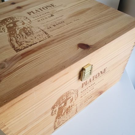 Fa doboz gravírozása - hozott anyagra