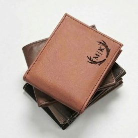 Bőr pénztárca gravírozása - hozott anyagra