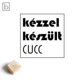 Kézzel készült cucc - Csomagolási bélyegző