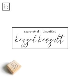 Szeretettel kézzel készült - Csomagolási bélyegző
