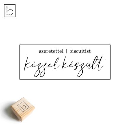 Szeretettel kézzel készült - Csomagolási bélyegző