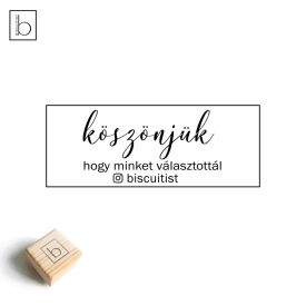 Köszönjük hogy minket - Csomagolási bélyegző