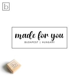 Made for you - Csomagolási bélyegző