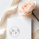 Leveles kezdőbetűk - Esküvői bélyegző