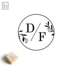 Leveles kezdőbetűk - Esküvői bélyegző