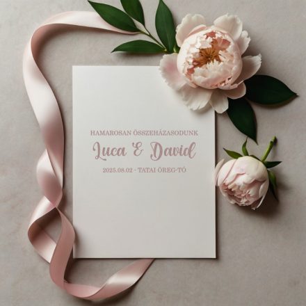 Hamarosan összeházasodunk - Esküvői bélyegző