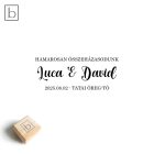 Hamarosan összeházasodunk - Esküvői bélyegző