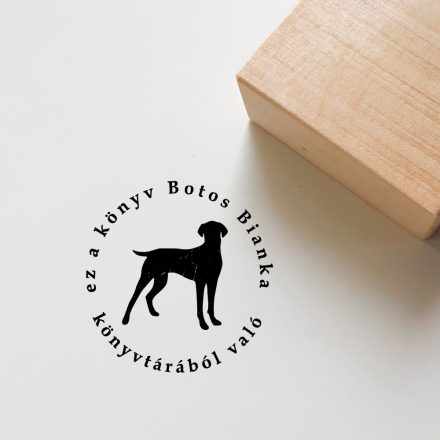 Vizsla - Ex libris pecsét